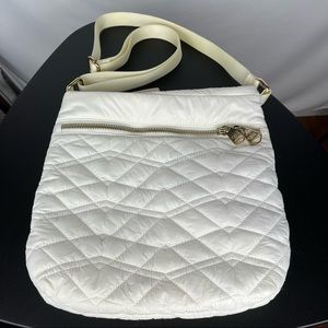 Dolce Vita Collection White & Gold Crossbody Bag | (NEW)